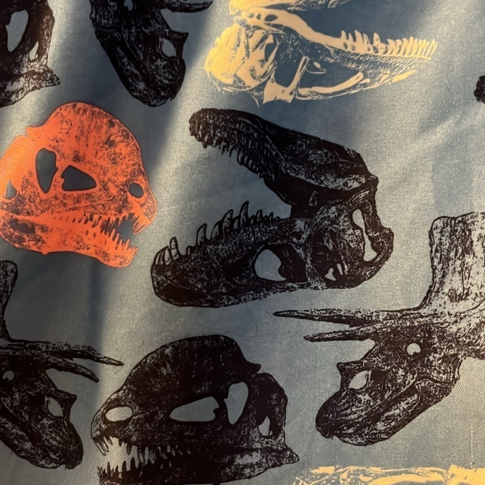 Cat & Jack boy’s swim trunks. Dinosaur skulls. Size Medium. - Picture 3 of 7
